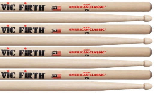 Vic Firth - Pack American Classic (3 paires + 1 paire offerte) - 7A