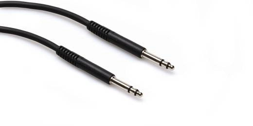 Hosa - Balanced Interconnect Cable, TT TRS to Same, 2 Ft.