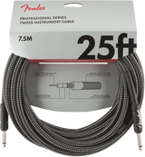 Fender - Professional Series Instrument Cable, 25, Gray Tweed