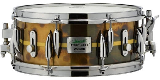 Caisse claire Sonor - Benny Greb Signature v2 - 5,75 x 13 pouces - Laiton vintage