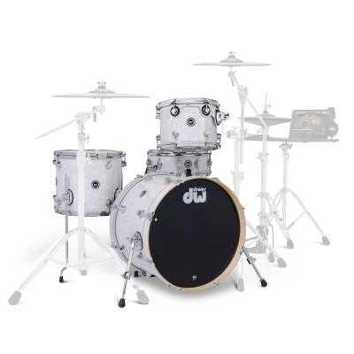 Drum Workshop - DWe 4-Piece Shell Pack (20,12,14,SD) - White Marine Pearl