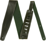 Fender - 2-1/2 Inch Broken-in Leather Guitar Strap - Green