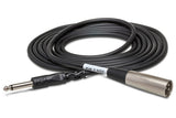 Câble d'interconnexion asymétrique Hosa TS 6,35 mm vers XLR3M, 60 cm