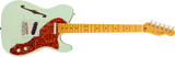 Fender - American Professional II Telecaster Thinline, édition limitée, touche en érable avec étui - Vert surf transparent