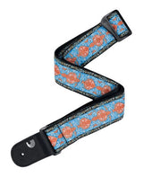 D'Addario - Sangle de guitare Eco-Comfort 50 mm - Bleu et orange