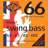Rotosound - Swing Bass 66 Cordes de basse en acier inoxydable à longue échelle 45-105