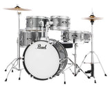 Pearl - Roadshow Jr. Batterie 5 pièces (16, 8, 10, 13, grosse caisse) avec cymbales et accessoires - Grindstone Sparkle