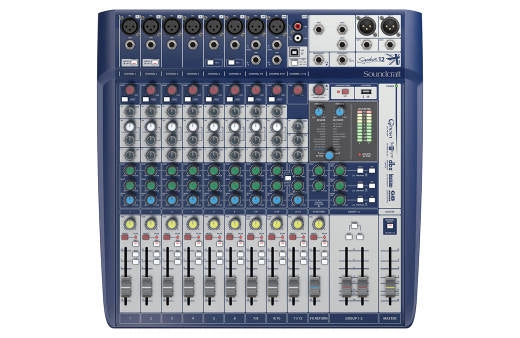 Soundcraft - Signature 12 : Console de mixage analogique 12 canaux avec effets Lexicon et USB