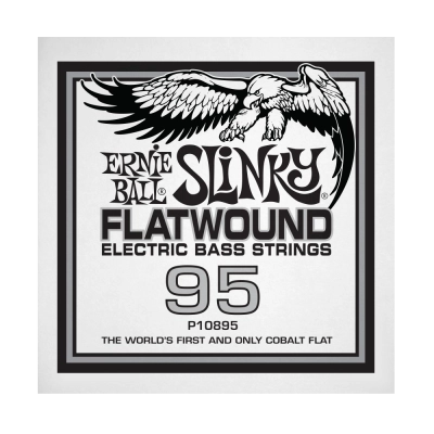 Corde simple pour basse électrique Ernie Ball .095 Slinky Flatwound