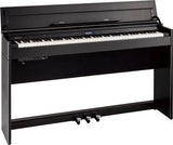 Roland - DP603 Piano numérique pour la maison avec support et banquette - Noir contemporain