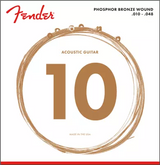 Fender - Cordes acoustiques 60XL Phosphor Bronze 10-48