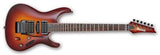 Guitare électrique Ibanez Prestige S avec table en chêne soyeux - Sunset Burst
