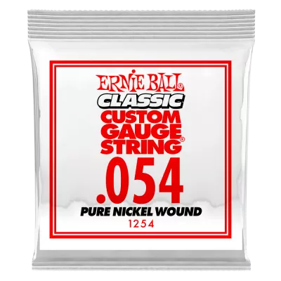 Ernie Ball - Corde simple en nickel pur - .054w