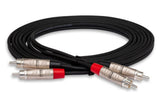 Hosa - Interconnexion stéréo professionnelle double REAN RCA vers double REAN RCA - 75
