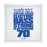 Corde simple pour basse électrique Ernie Ball .070 Flatwound