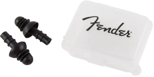 Fender - Bouchons d'oreille noirs de la série Musician avec étui