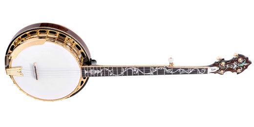Banjo Deluxe 5 cordes plaqué or Mastertone OB-300 Orange Blossom, avec étui