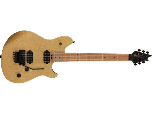 EVH - Wolfgang WG Standard, touche en érable cuit - Gold Sparkle