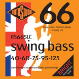 Rotosound - Swing Bass 66 Jeu de basses 5 cordes en acier inoxydable 40-125