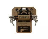 Orange Amplifiers - Câbles de brassage coudés 6 voies série Crush (lot de 3) - Orange
