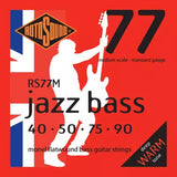 Rotosound - Jazz Bass 77 Monel Flatwound Bass Set 40-90