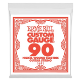 Corde simple à petite boule pour basse électrique, filée en nickel, Ernie Ball - 0,090