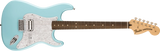 Fender - Guitare électrique Stratocaster Tom Delonge édition limitée, touche palissandre - Daphne Blue