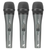 Sennheiser - e835-S Evolution Microphone dynamique cardioïde à main avec interrupteur marche/arrêt - Pack de 3