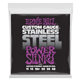 Cordes de guitare électrique filées en acier inoxydable Ernie Ball Power Slinky 11-48