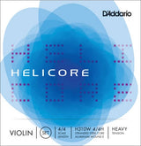 D'Addario Orchestral - H310W 4/4H - Jeu de cordes de violon Helicore avec mi filé, diapason 4/4, forte tension