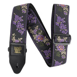 Sangle de guitare Ernie Ball - Jacquard Fleurs de lavande