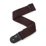 D'Addario - Sangle de guitare en velours côtelé tressé - Marron