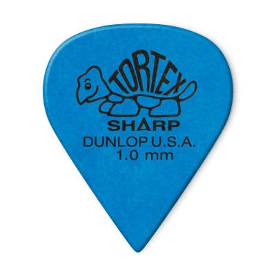 Dunlop - Tortex Sharp Picks Player Pack (12 Pack) - Blue 1mm