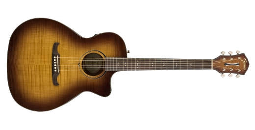 Fender - FA-345CE Auditorium Guitare acoustique/électrique - 3-Tone Tea Burst