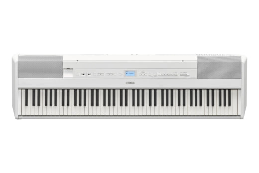 Yamaha - P-525 88 Key Digital Piano with Speakers - White