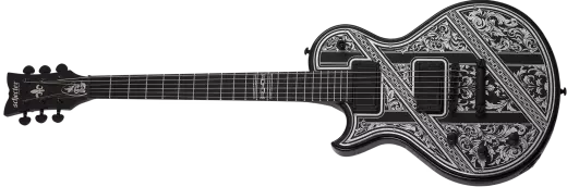 Schecter - Solo-II Przym Palladium Guitare électrique - Noir brillant (gaucher)