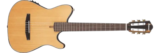 Ibanez - FRH10N Nylon String Acoustic/Electric Guitar - Natural Flat