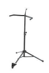Supports K &amp; M pour contrebasse avec porte-archet - Noir