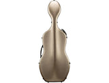 Eastman Strings - CACL30 Polycarbonate Cello Case with Wheels - Gold