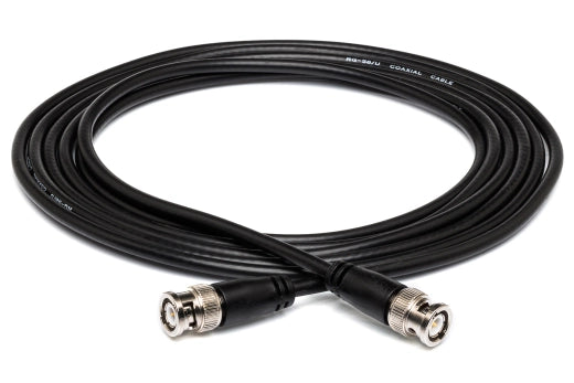 Hosa - 50-ohm Coaxial Cable, BNC to Same - 3 ft