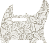 Fender - Waylon Jennings Leather Telecaster Pickguard - White
