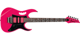 Ibanez - JEM Junior Steve Vai Signature Electric Guitar with Vine Inlay - Pink