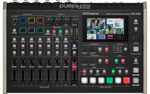 Roland - Mixeur AV à diffusion directe VR-6HD