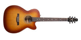 Seagull Guitars - Guitare acoustique/électrique Entourage Concert Hall avec pan coupé - Rustic Burst