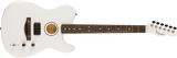 Fender - Limited Edition FINNEAS American Acoustasonic Telecaster with Hardshell Case - Satin Arctic White