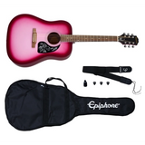 Epiphone - Pack de démarrage pour guitare acoustique Starling - Rose vif