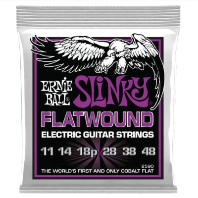 Cordes électriques Ernie Ball Power Slinky Flatwound 11-48