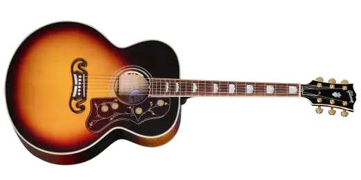 Gibson - Guitare acoustique/électrique standard SJ-200 - Tri Burst
