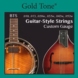 Jeu de cordes Banjitar Gold Tone