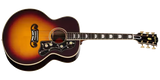 Epiphone - Guitare électro-acoustique SJ-200 d'avant-guerre en palissandre avec étui rigide - Vintage Sunburst
